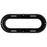 Heise HE-TRM01 Plastic Flange for Oval Trailer Lights - 6 Inch, 10-Pack