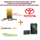 iDatalink MAESTRO ADS-MRR + HRN-RR-TO1 T Harness Toyota Lexus vehicles 2008 & UP