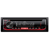 JVC KD-T720BT 1-DIN CD Receiver with Bluetooth(R) Wireless Technology and USB/AUX Input