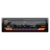 JVC KD-X380BTS Digital Media Receiver featuring BT/USB/SiriusXM Amazon Alexa/13-Band EQ/Variable-Color Illumination/JVC Remote App
