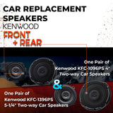 Car Speaker Replacement fits 1994-1998 for Audi Cabriolet