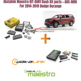 iDatalink Maestro KIT-DUR1 Dash Kit parts + ADS-MRR For 2014-2019 Dodge Durango