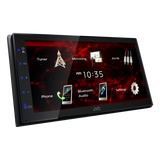 JVC KW-M180BT Receiver 6.8" WVGA Capacitive Monitor USB Mirroring for Android Bluetooth / 13-Band EQ / Short Chassis / Fast Bootup