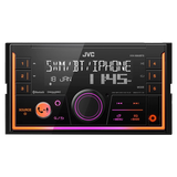 JVC KW-X850BTS 2-DIN Digital Media Receiver featuring BT/USB/SiriusXM Amazon Alexa/13-Band EQ/Variable-Color Illumination/JVC Remote App