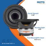PRV Audio MT6CX580-NDY-4 6.5 Coaxial Loudspeaker