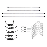 Heise RGBW1-UNDGLED Improved RGBW Underglow LED - 4 Piece Kit