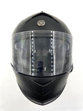 TORC T14B15FG21 T-14B Flag X-Small Black/Gray Full Face Helmet with Bluetooth