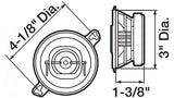 Pioneer TS-A878 3-1/2" - 2-way Speakers, 60 W Max Power, Carbon/Mica-reinforced IMPP cone, 26mm Tweeter - Custom-Fit Coaxial Speakers (pair)