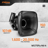 PRV Audio WG175Py-Nd-4 1" Exit Compression Driver + Horn