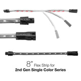 XK Glow XK-2P-S-8-G 8" LED Strip | Single Color Add On
