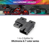 XK Glow XK-4P-SPLIT 1 to 3 Splitter Block | XKchrome or 7 Color Add On