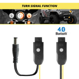 XK Glow XK-MINI-TURN-KIT-2 2pc Mini Bluetooth Smartphone XKchrome App Controller w/ Turn Signal