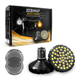 XK Glow XK1157B-WA-S Motorcycle Front LED Turn Signal Kit 1157 for Harley Indian