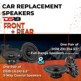 Car Speaker Replacement fits 1990-1992 for Pontiac TransSport