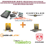 iDATALINK MAESTRO ADS-MRR + HRN-RR-CH1 + HRN-AV-CH1 for CHRYSLER DODGE COMBO KIT