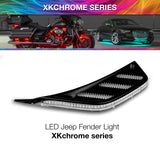 XK Glow XK-VENT-RGB-NC Add-on RGB+Amber Fender Vent Light for JEEP JL&JT - NO CONTROLLER