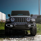 Oracle Lighting 5769-001 - 7" High Powered LED Headlights (Pair) - Black Bezel - White