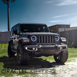 Oracle Lighting 5769-001 - 7" High Powered LED Headlights (Pair) - Black Bezel - White