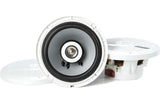 MB Quart NA3-560.4 4-channel marine amplifier 70 watts x 4 +  2 Pair Of Alpine SPS-M601W 6-1/2" 2-way marine speakers (White)