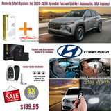 Remote Start System for 2022-2024 Hyundai Tucson Std Key Automatic (USA Model)