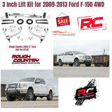 Rough Country 51013 3 Inch Bolt-On Lift Kit for 2009-2013 Ford F-150 4WD