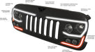 Oracle Lighting 5817-PRO - VECTOR Pro-Series Full LED Grill for Jeep Wrangler JK -