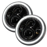 Oracle Lighting 5769-123 - 2007-2018 Jeep Wrangler JK Switchback LED Halo Headlights- DRL and Turn Signal -