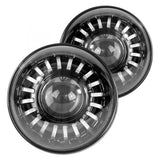 XK Glow XK-7IN-JP-KIT-JL-DM XKGlow XK-7IN-JP-KIT-JL-DM - 7" Round Black Projector RGB LED Headlights