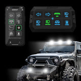 XK Glow XK-CMD-KIT XKcommand Off road Switch Panel with Bluetooth-Controlled App