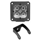XK Glow XK065002-D XKGlow XK065002-D - XKChrome C3 Series Flush Mount 3" 20W Cube Driving Beam LED Light, with RGB Accent Lighting
