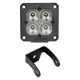 XK Glow XK065002-FL XKGlow XK065002-FL - XKChrome C3 Series Flush Mount 3" 20W Cube Flood Beam LED Light, with RGB Accent Lighting