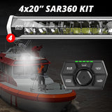 XK Glow XK-SAR360-1111W Light Bars, Light Pods and Fog Lights XK-SAR360-1111W