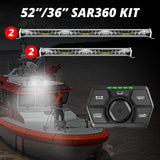 XK Glow XK-SAR360-3322W Light Bars, Light Pods and Fog Lights XK-SAR360-3322W