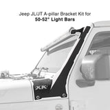 XK Glow XK-BRC-JL-AP Jeep Light Bar Mounting Brackets XK-BRC-JL-AP