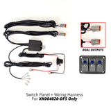 XK Glow XK064-WIRE-3OP Electrical Switch Panels XK064-WIRE-3OP