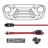 XK Glow XK-GRILL-JK1-DM Grilles and Grille Inserts XK-GRILL-JK1-DM