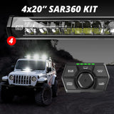 XK Glow XK-SAR360-1111 S.A.R. Light Bars XK-SAR360-1111