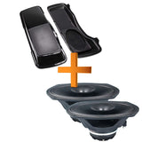 Speaker Package for 1996-2013 Harley Davidson 6x9" Speakers w/Saddle Bag Speaker