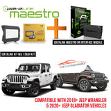 iDatalink Maestro KIT-WJL1 Dash Kit fits select Jeep + ADS-MRR Interface Module
