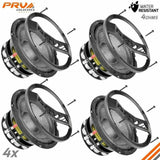 4 x  PRV Audio 6MR500CF-NDY-4  6" Midrange Neodymium Speaker New 4 Ohm