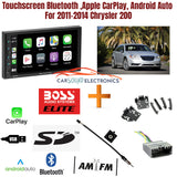Touchscreen Bluetooth ,Apple CarPlay, Android Auto For 2011-2014 Chrysler 200