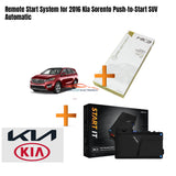 Remote Start System for 2016 Kia Sorento Push-to-Start SUV Automatic