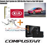 Remote Start System for 2019 Kia Niro Push-to-Start SUV Plug-in Hybrid Automatic