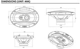 NAKAMICHI NSE6918 NAKAMICHI 6X9 INCHES 3-Way Speakers