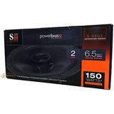 Powerbass S-6502 6.5" Coaxial OEM Speakers, Set of 2 (S6502)