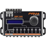 PRV AUDIO DSP 2.8X Car Audio Crossover and Equalizer 8 Channel Full Digital