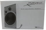 Proficient Audio Systems AW525BLK 5.25-Inch Indoor/Outdoor Speakers (Black)