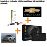 Remote Start System for 2013 Chevrolet Tahoe Std. Key SUV 8 Cyl. Automatic