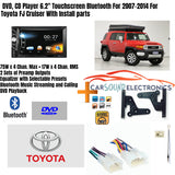 DVD, CD Player 6.2" Touchscreen Bluetooth For 2007-2014 Toyota FJ Cruiser With Install parts